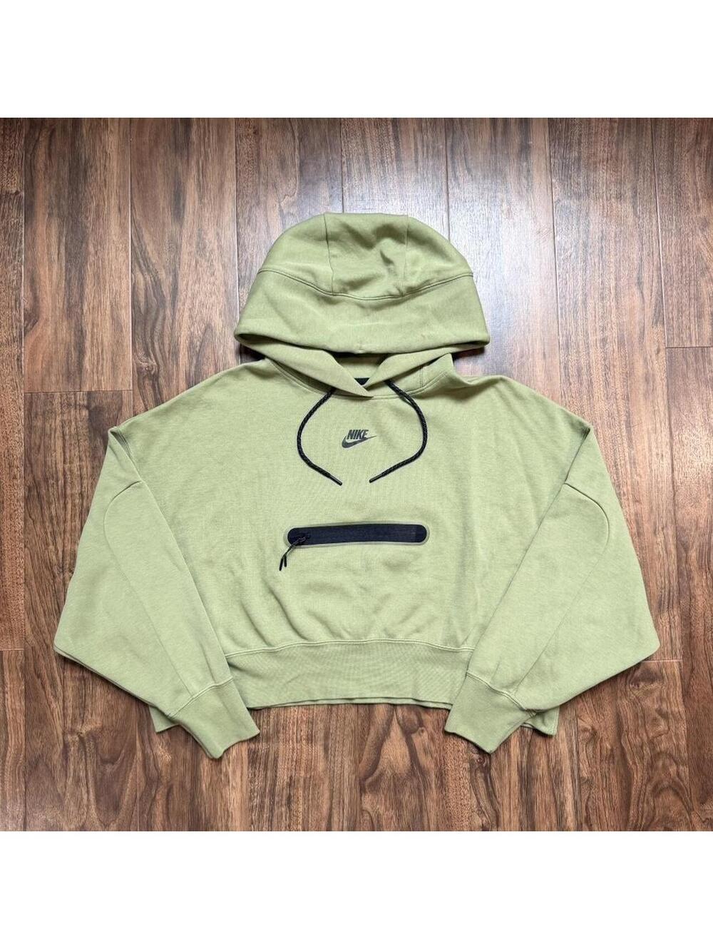 Nike Tech Fleece Women’s Kangaroo Crop Hoodie Size Small